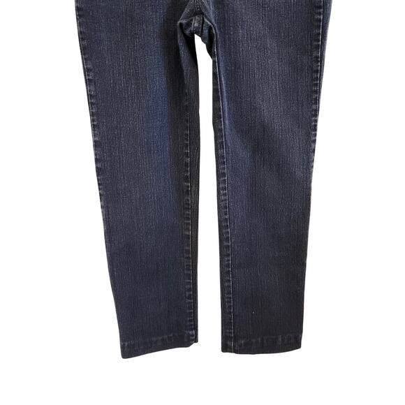 Lee Classic Fit Straight Leg At The Waist Denim Jeans Pockets Black Size 28 - Picture 4 of 8